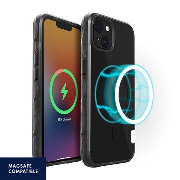 CRYSTAL MATTER (IMPKT) - TINTED SERIES case Compatible with MagSafe for iPhone 13 Series - STEALTH
