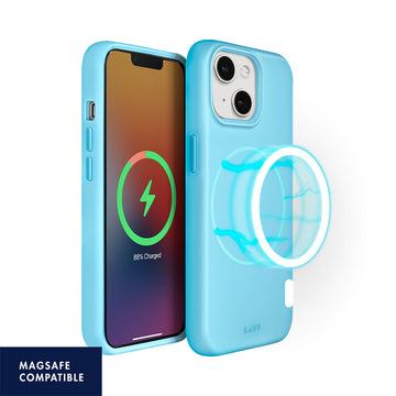 HUEX PASTEL case Compatible with MagSafe for iPhone 13 Series - BABY BLUE