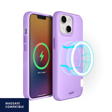 HUEX PASTEL case Compatible with MagSafe for iPhone 13 Series - VIOLET