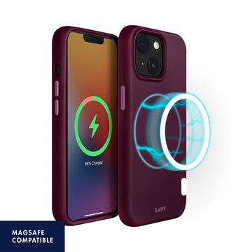 HUEX case Compatible with MagSafe for iPhone 13 Series - PLUM
