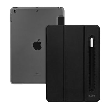 HUEX FOLIO case with Pencil Holder for iPad 10.2-inch (2021 / 2020 / 2019) - Black