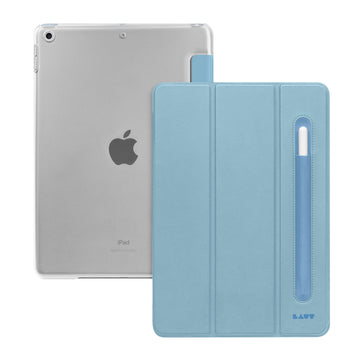 HUEX FOLIO case with Pencil Holder for iPad 10.2-inch (2021 / 2020 / 2019) - Sky Blue