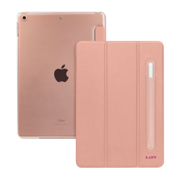 HUEX FOLIO case with Pencil Holder for iPad 10.2-inch (2021 / 2020 / 2019) - Rose