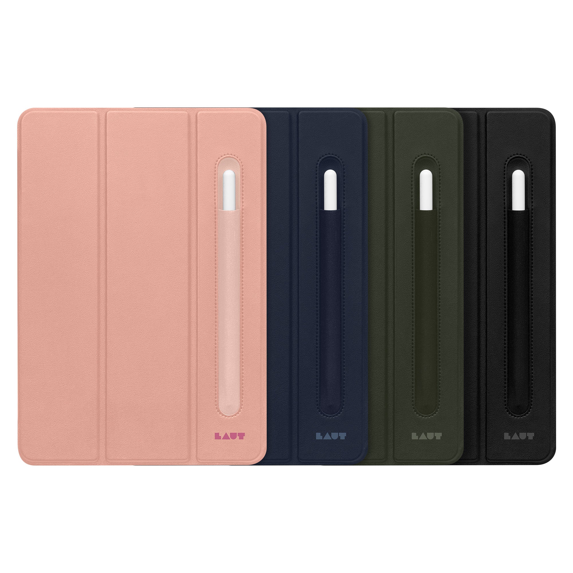 HUEX FOLIO case with Pencil Holder for iPad 10.9-inch ((A16) 11th Gen, 2025 / 10th Gen, 2022)