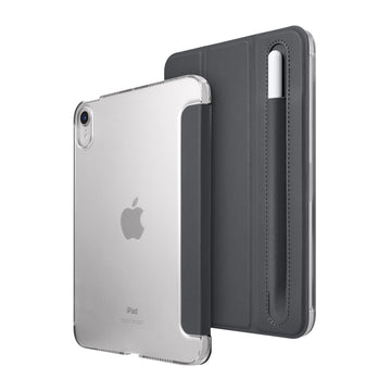 HUEX FOLIO case with Pencil Holder for iPad mini 6 (2021) - Fog Grey