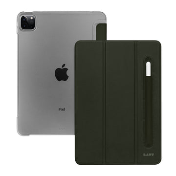HUEX FOLIO case with Pencil Holder for iPad Pro 11-inch (2022/2021/2020/2018) / iPad Air 10.9-inch (2022 / 2020) - Military Green