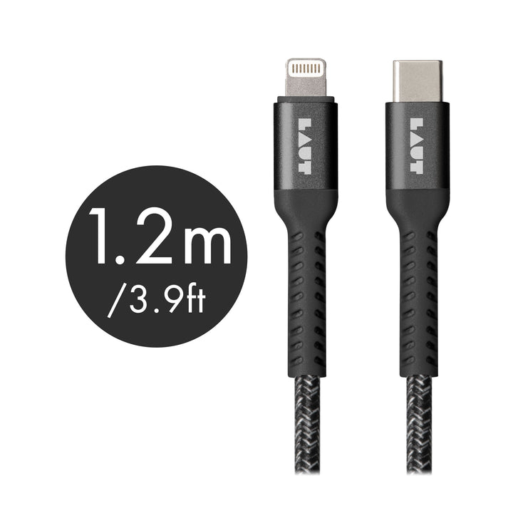 LAUT-LINK TOUGH MATTER 1.2m/3.9ft USB C to Lightning Cable-Cable-For iPhone / iPod / iPad series