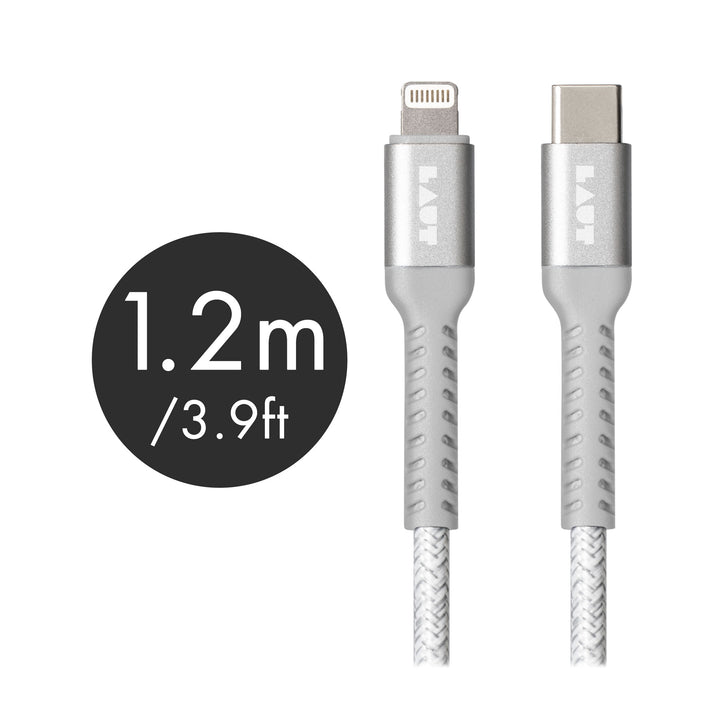 LAUT-LINK TOUGH MATTER 1.2m/3.9ft USB C to Lightning Cable-Cable-For iPhone / iPod / iPad series