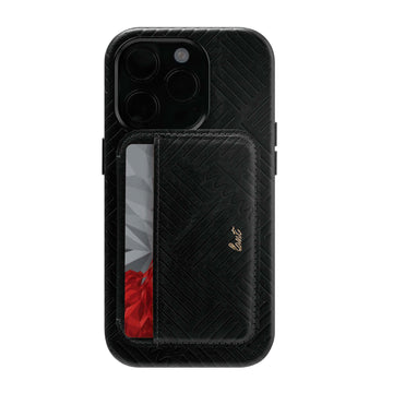 MOTIF WALLET Compatible with MagSafe - Black
